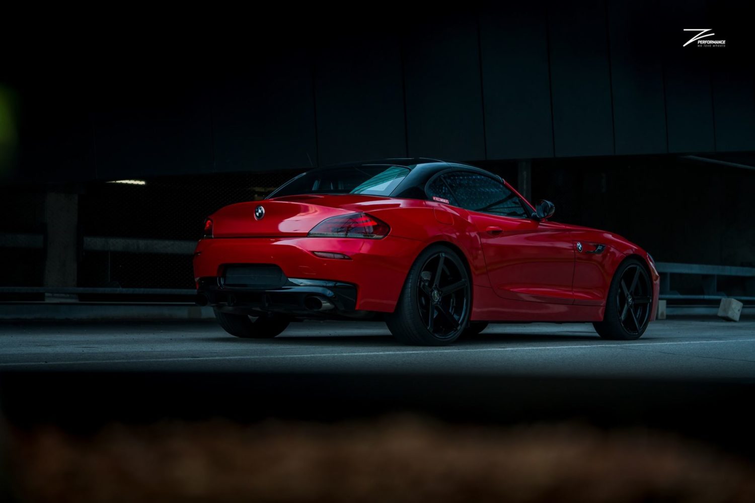 Bmw Z4 E89 Red With Z Performance Zp 06 Aftermarket Wheels Wheel