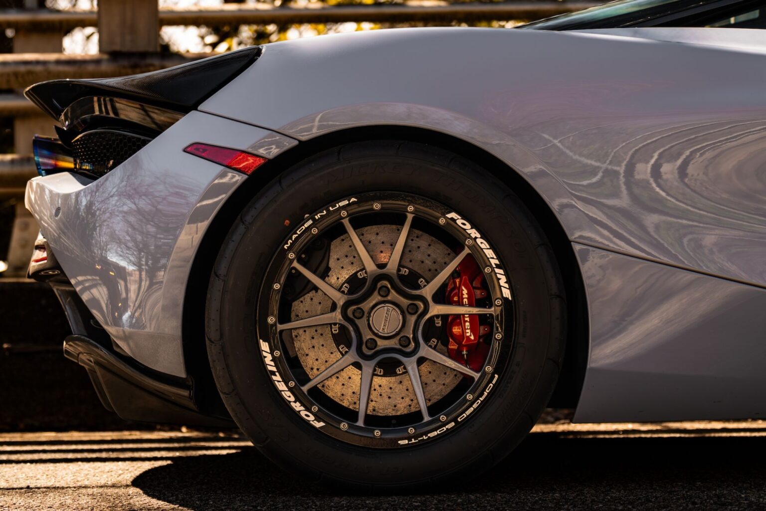 McLaren 720S Grey Forgeline GS1R Beadlock Wheel | Wheel Front