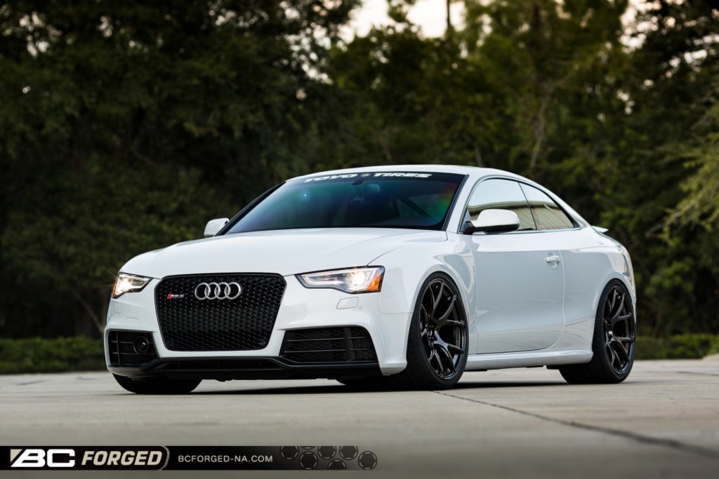 Audi RS5 B8 White BC Forged RZ05 Wheel | Wheel Front