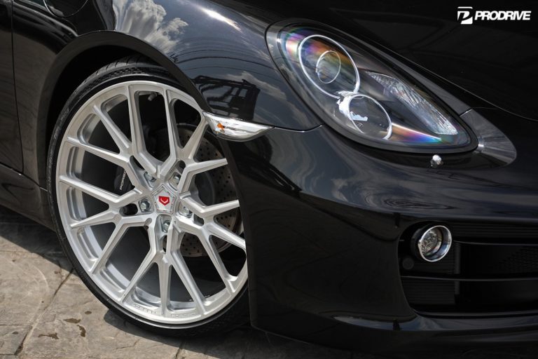 Porsche Cayman 981 Black Vossen M-X3 Wheel | Wheel Front