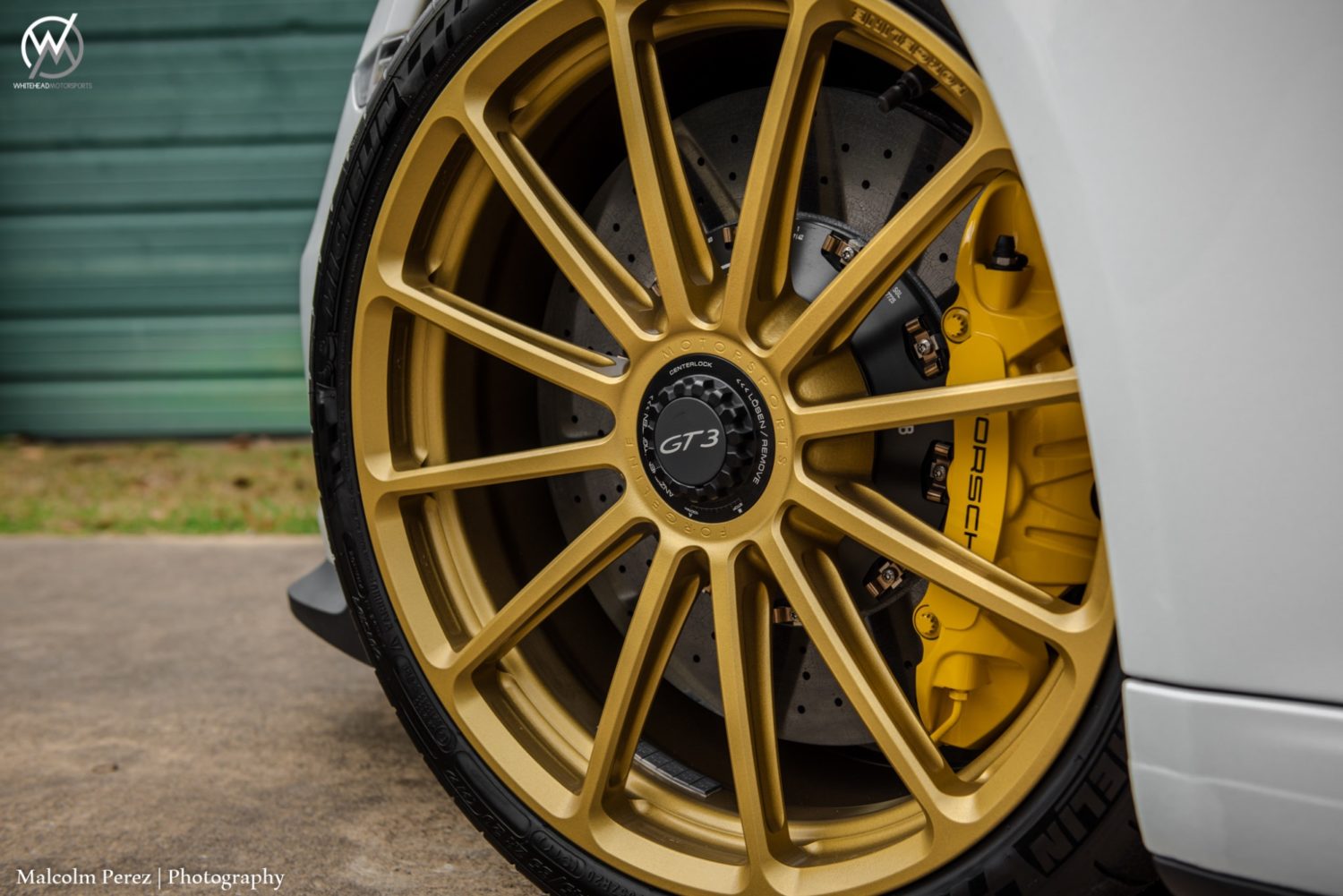 Porsche 911 GT3 991 White Forgeline GT1 Wheel | Wheel Front