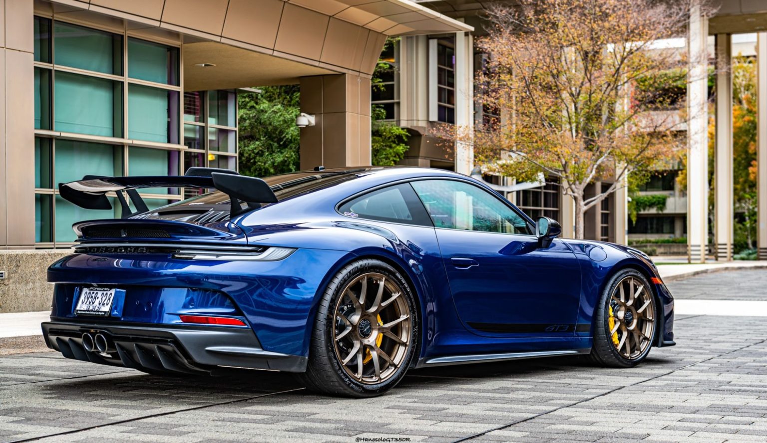 Porsche 911 GT3 992 Gentian Blue Signature SV503 Wheel Wheel Front