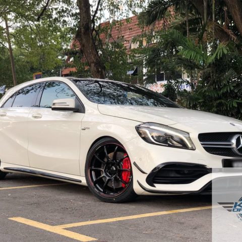 Mercedes-Benz A45 AMG W176 White Rays ZE40 | Wheel Front