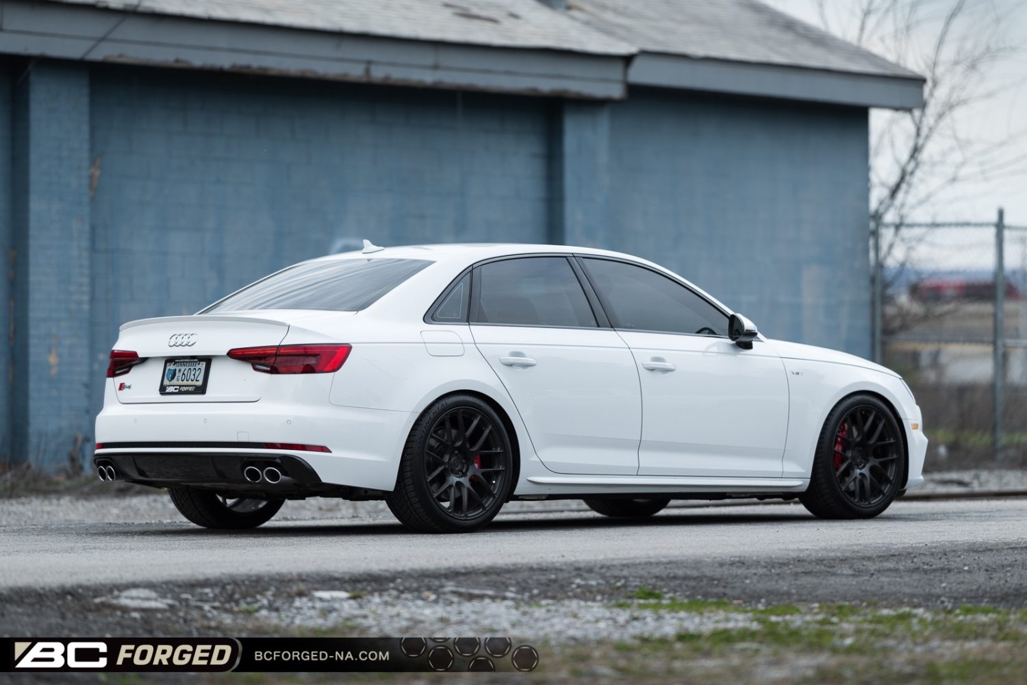 Audi S4 B9 White BC Forged RS40 Wheel | Wheel Front