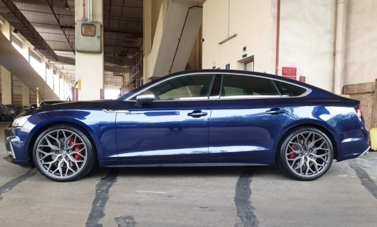 Audi S5 B9 Blue Vossen HF-2 Wheel | Wheel Front