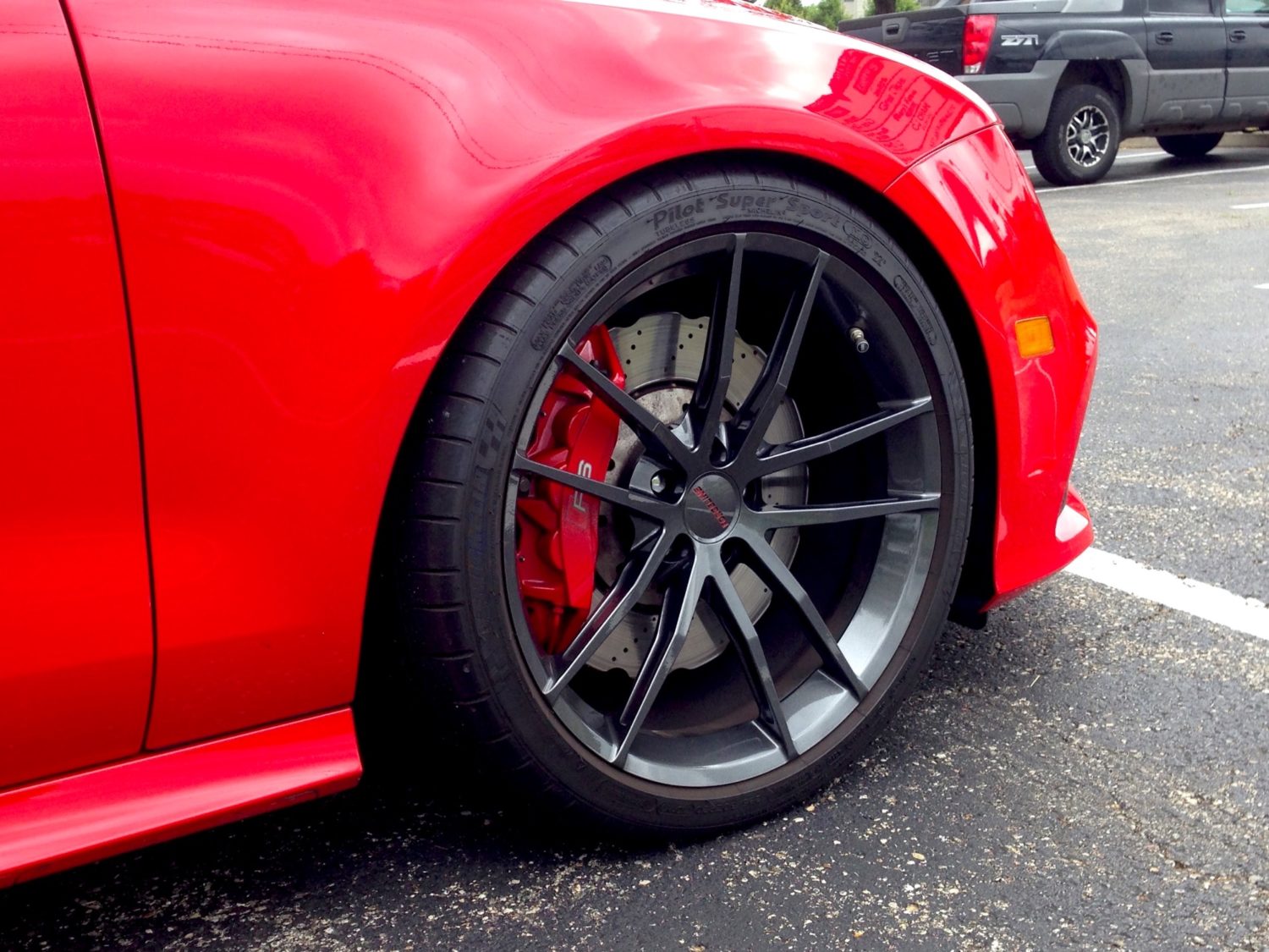 Audi RS7 C7 Red Forgeline AR1 Wheel | Wheel Front