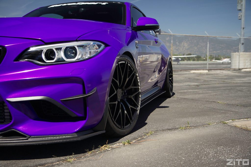 BMW M2 F87 Purple Zito ZF01 Wheel | Wheel Front