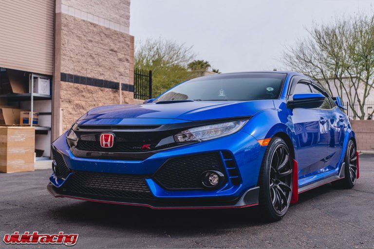 Honda Civic Type-R FK8 Blue Rays Gram Lights 57Transcend Wheel | Wheel ...