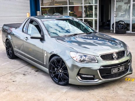 Holden Commodore VF SSV Ute Grey Hussla Medusa Wheel | Wheel Front