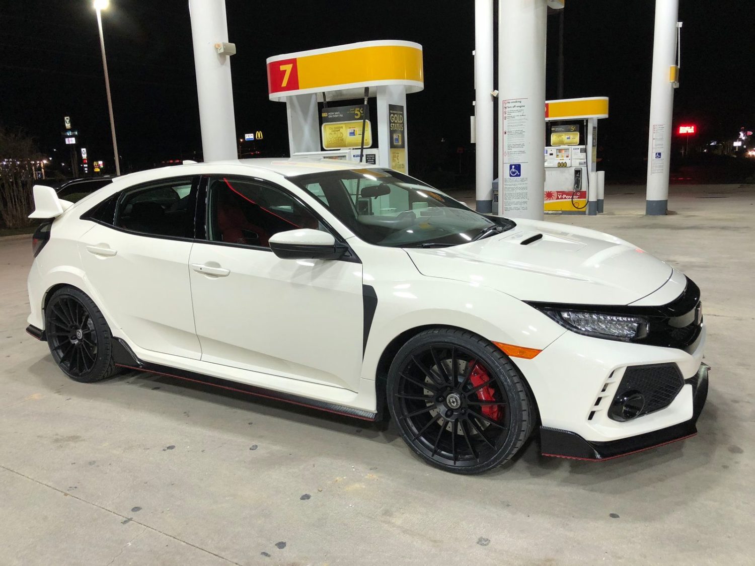 Matte White Type R Honda Civic Type-R FK8 White HRE FF15 | Wheel Front