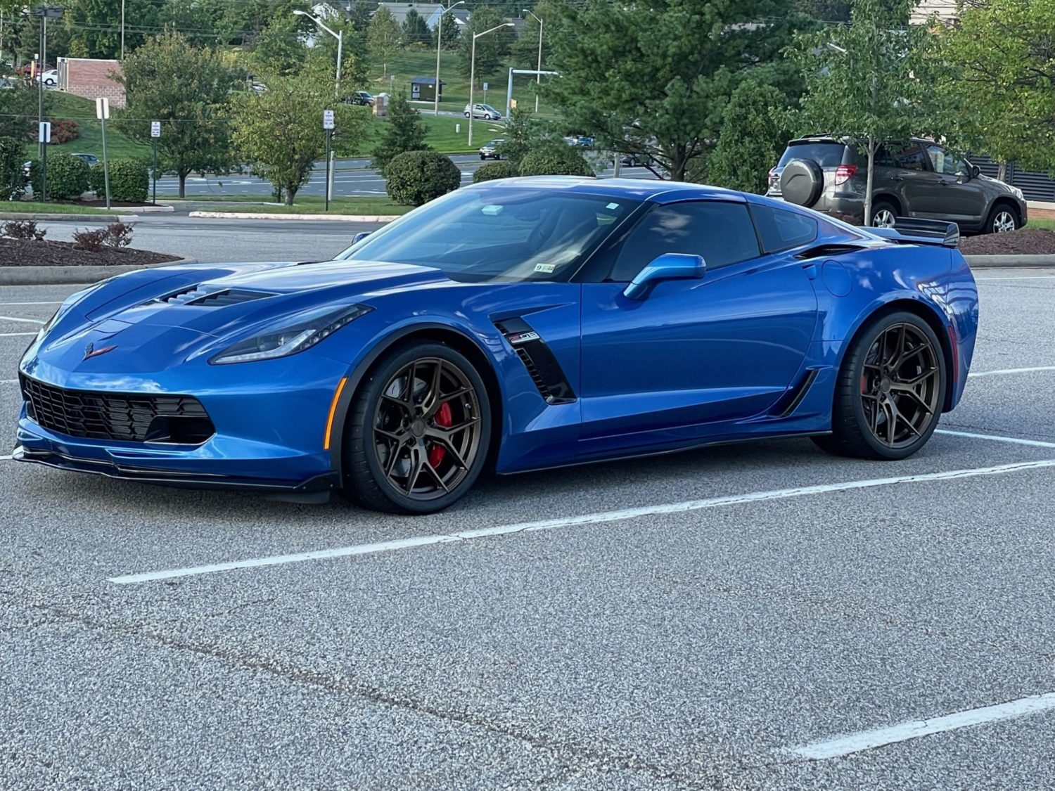 Chevrolet Corvette C7 Z06 Blue Vossen HF-5 | Wheel Front