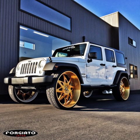 Jeep Wrangler JL White Forgiato TURNI-DL Wheel | Wheel Front