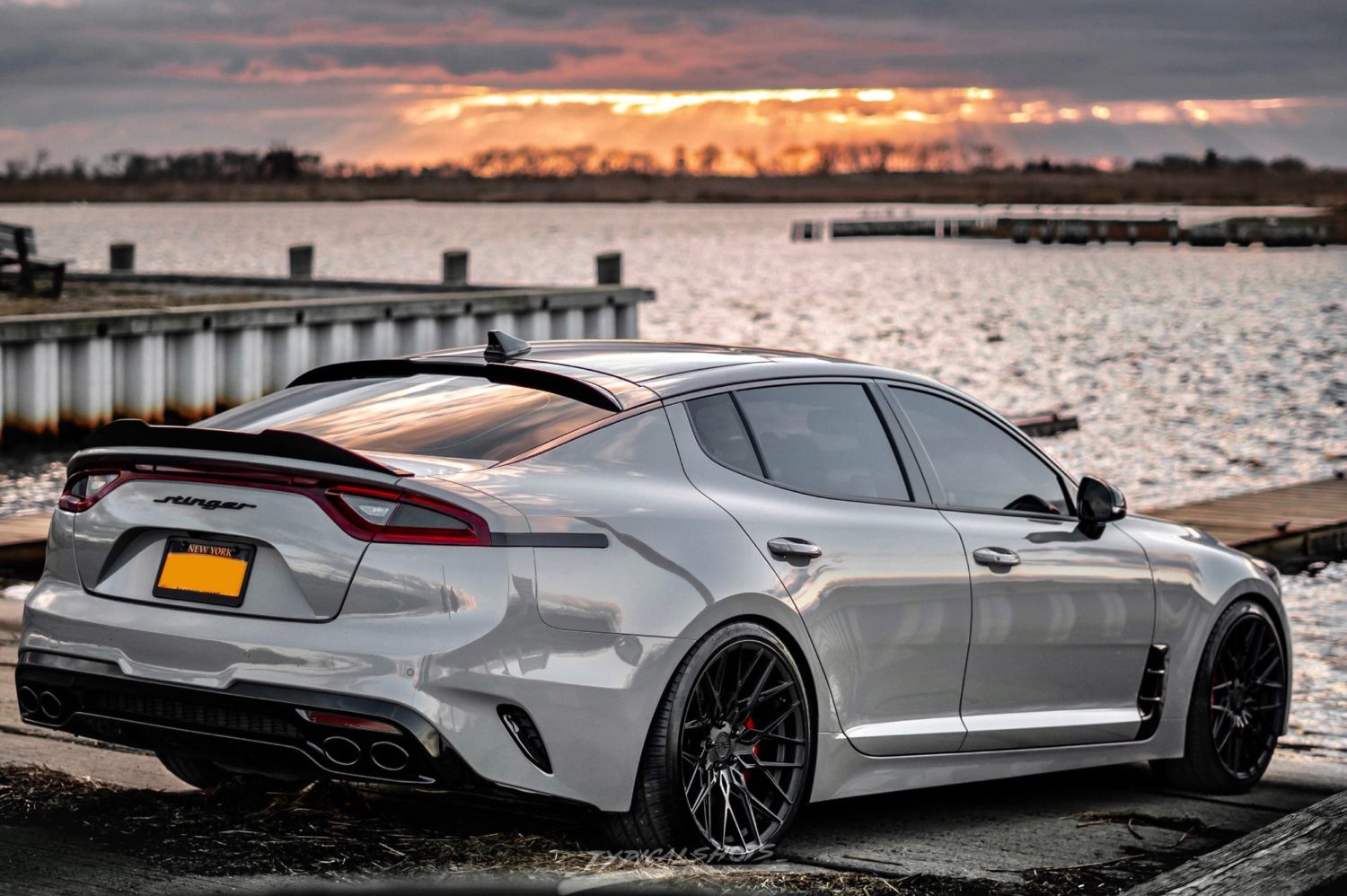 Kia Stinger Grey Xo Luxury Phoenix Wheel Front