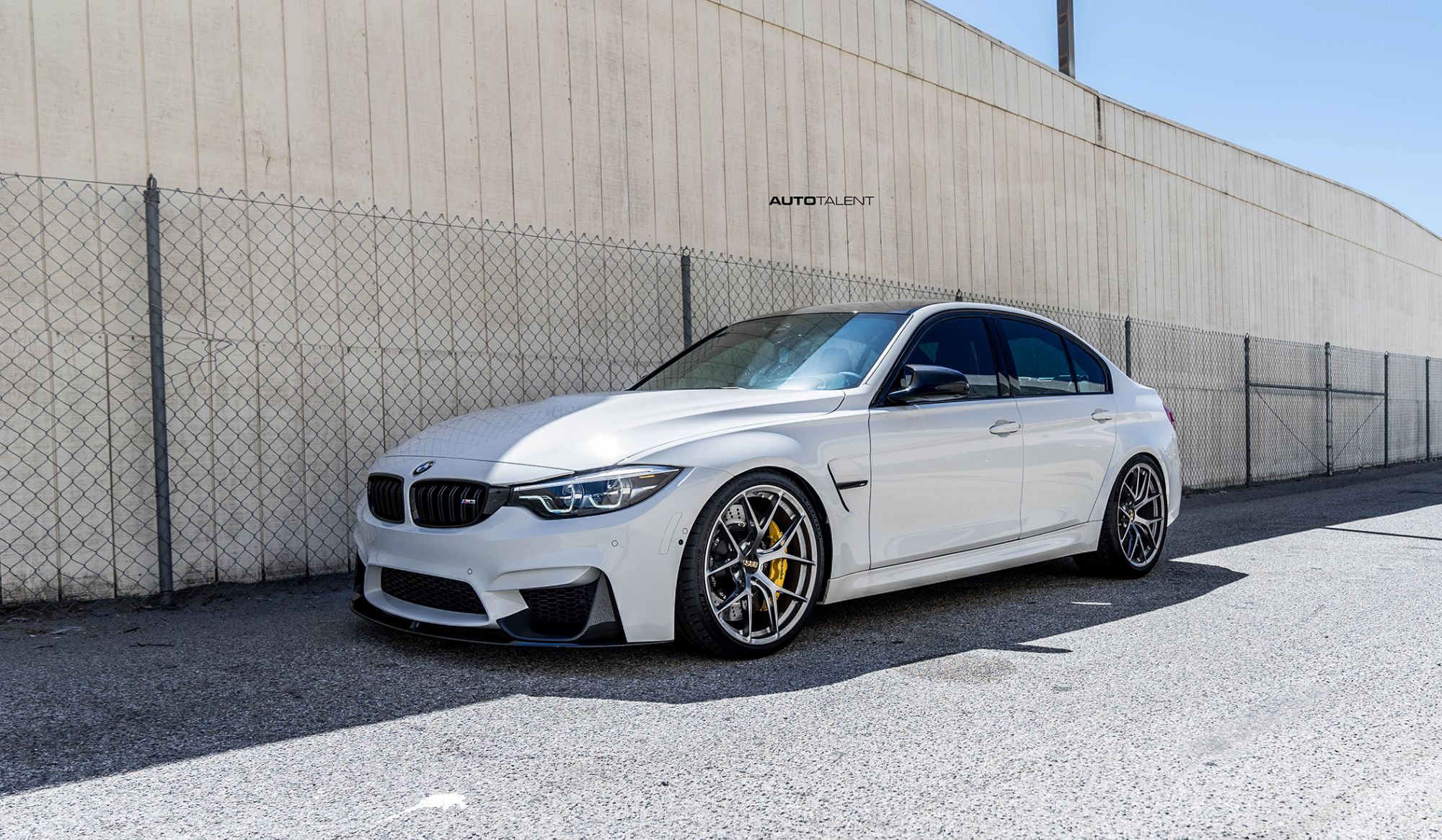 Bmw M3 F80 White Bbs Fi R Wheel Front