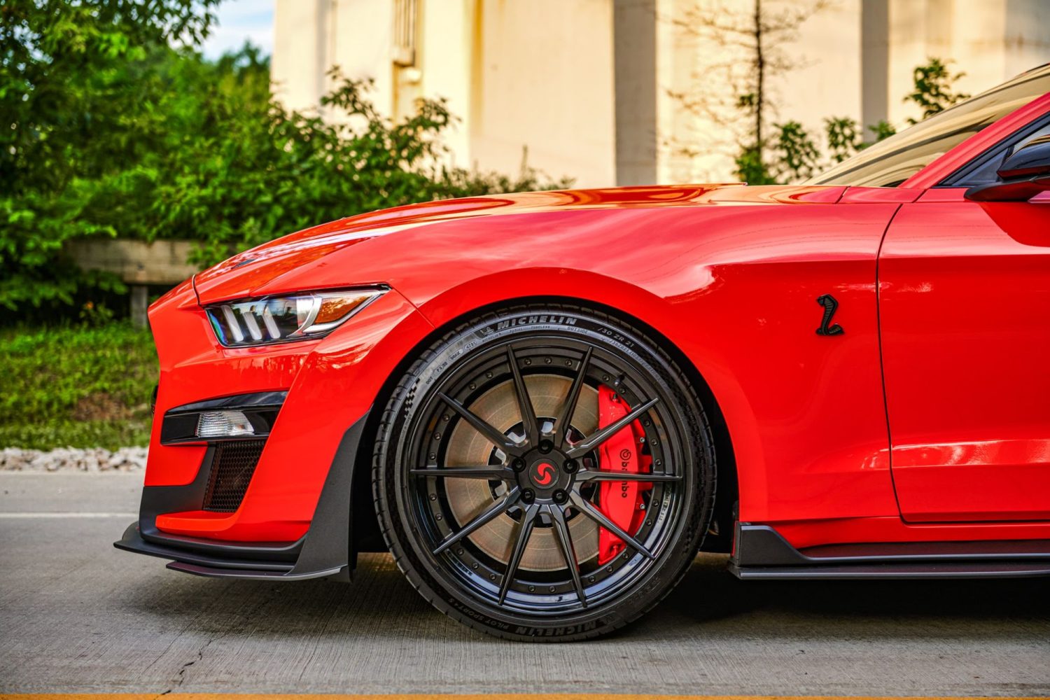 Ford Shelby Mustang GT500 Red Signature SV303S Wheel | Wheel Front