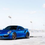 Sapphire-Blue-Metallic-Porsche-991-Turbo-ADV5_0-M_V2-SL-Series-Wheels-Image-1
