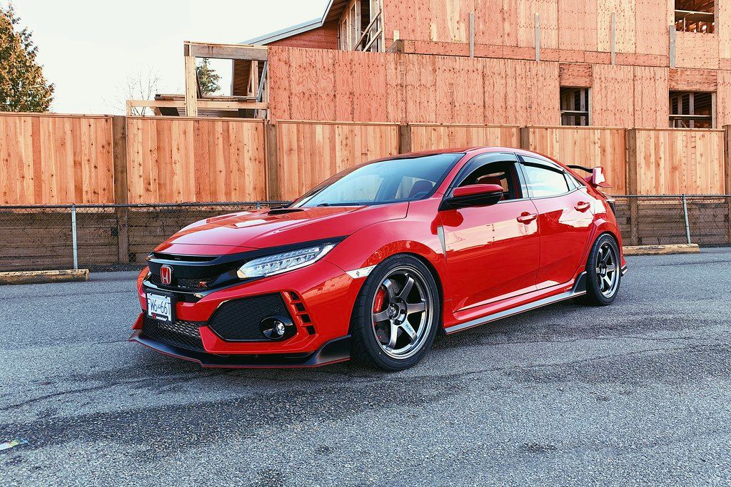 Fk8 civic type r with intercooler, downpipe and exhaust. 