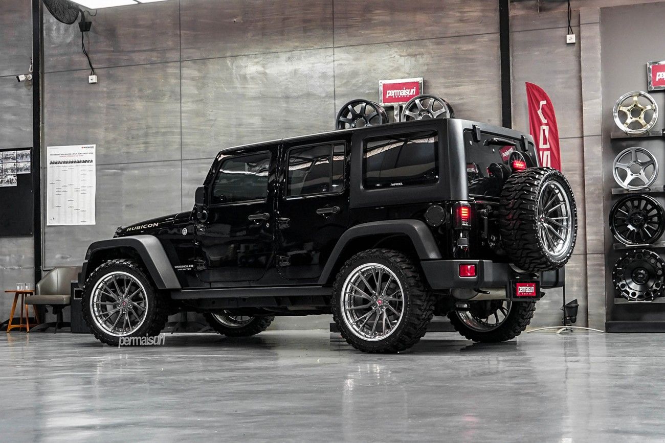 Jeep Wrangler JL Black Vossen M-X4T 3-Piece | Wheel Front