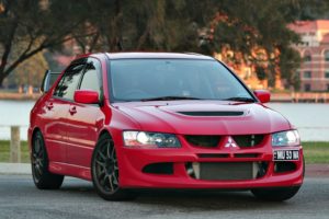Mitsubishi Evo 8MR Work wheels