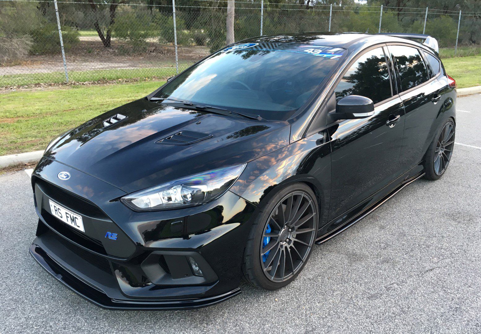 Ford Focus RS Mk3 Black Zito ZS15 Wheel Front