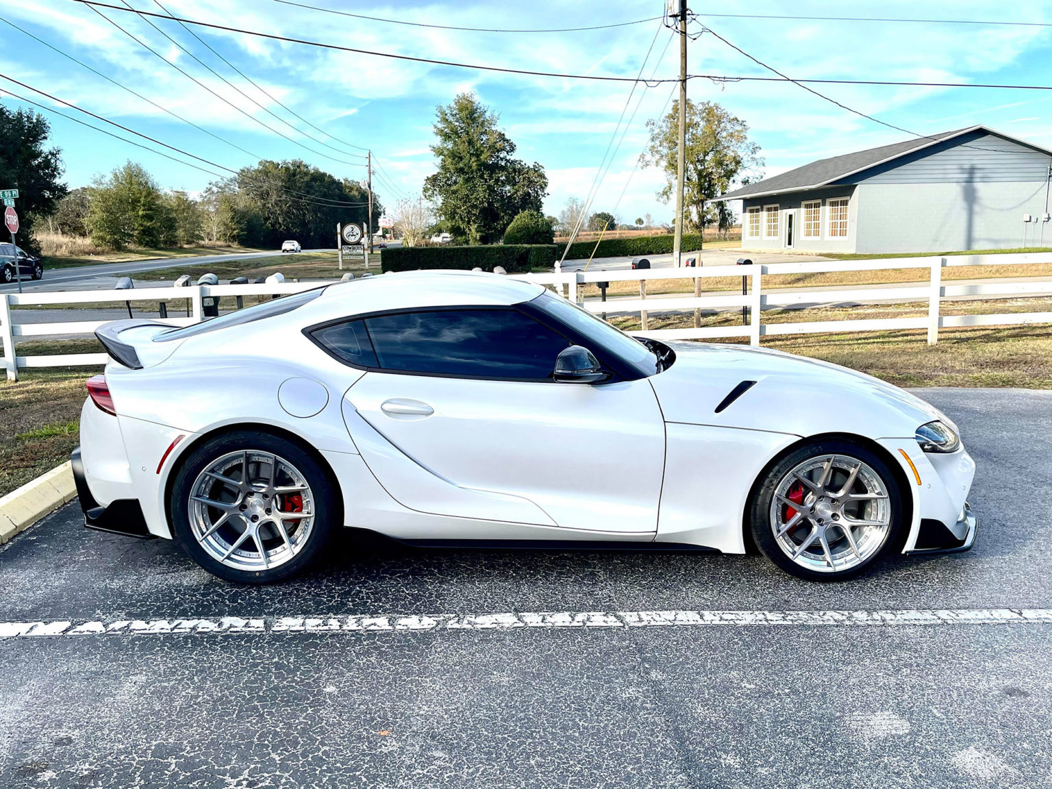 Toyota Supra GR White BC Forged HCS02S Wheel | Wheel Front