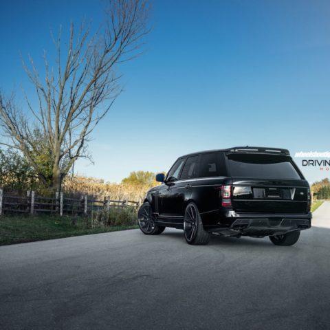 Land Rover Range Rover Black ADV.1 ADV10R DEEP CONCAVE CS | Wheel Front