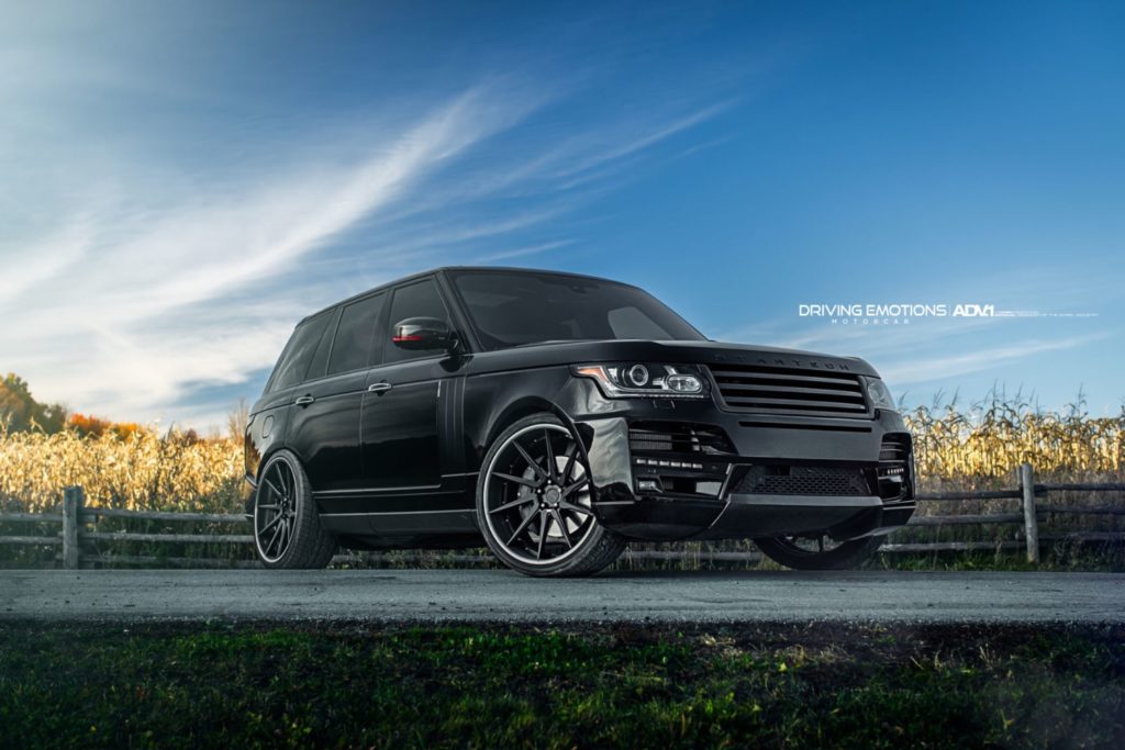 Land Rover Rims Lowered Land Rover Range Rover Black ADV.1 ADV10R DEEP CONCAVE CS | Wheel Front