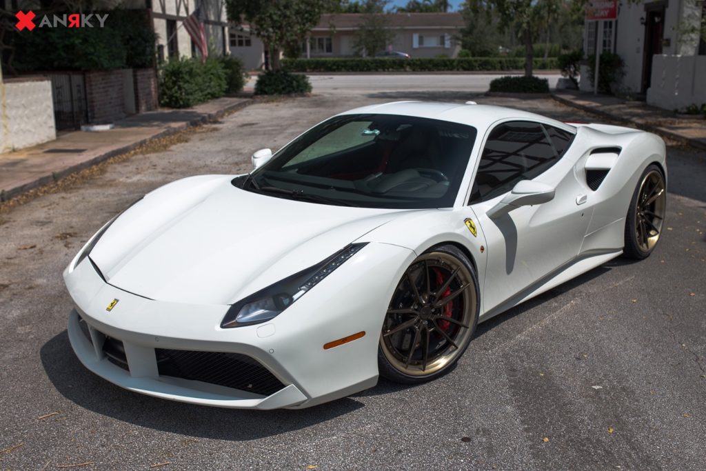 Ferrari 488 White ANRKY AN34 | Wheel Front