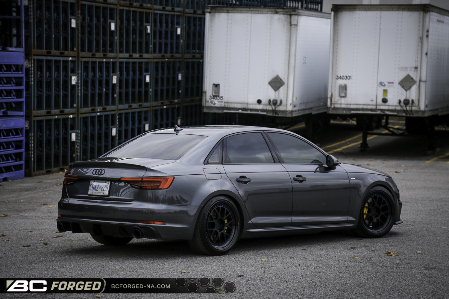 Audi A4 B9 Grey BC Forged MLE72 Wheel | Wheel Front