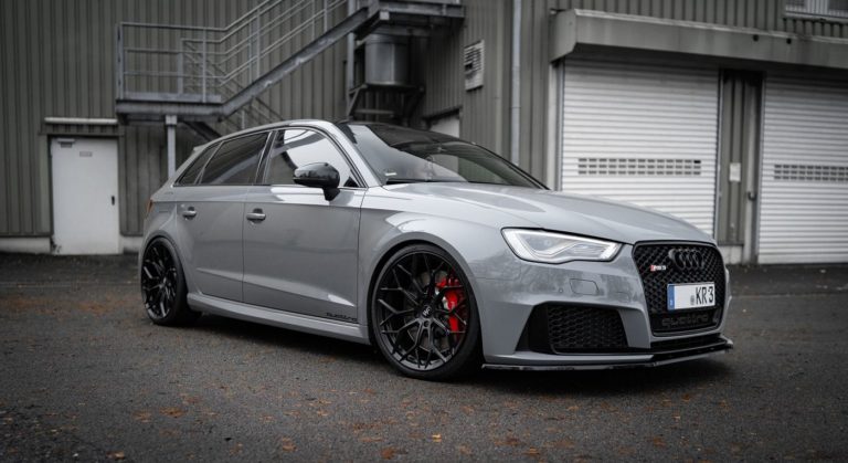 Audi RS3 8V Hatch Nardo Grey Wheelforce SL.1-FF Wheel | Wheel Front