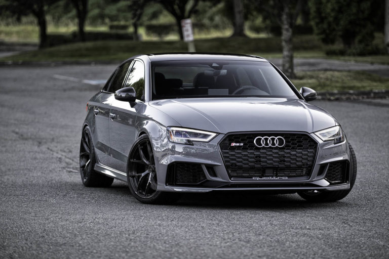 Audi Rs3 8v Sedan Nardo Grey Bc Forged Rz21 Wheel 