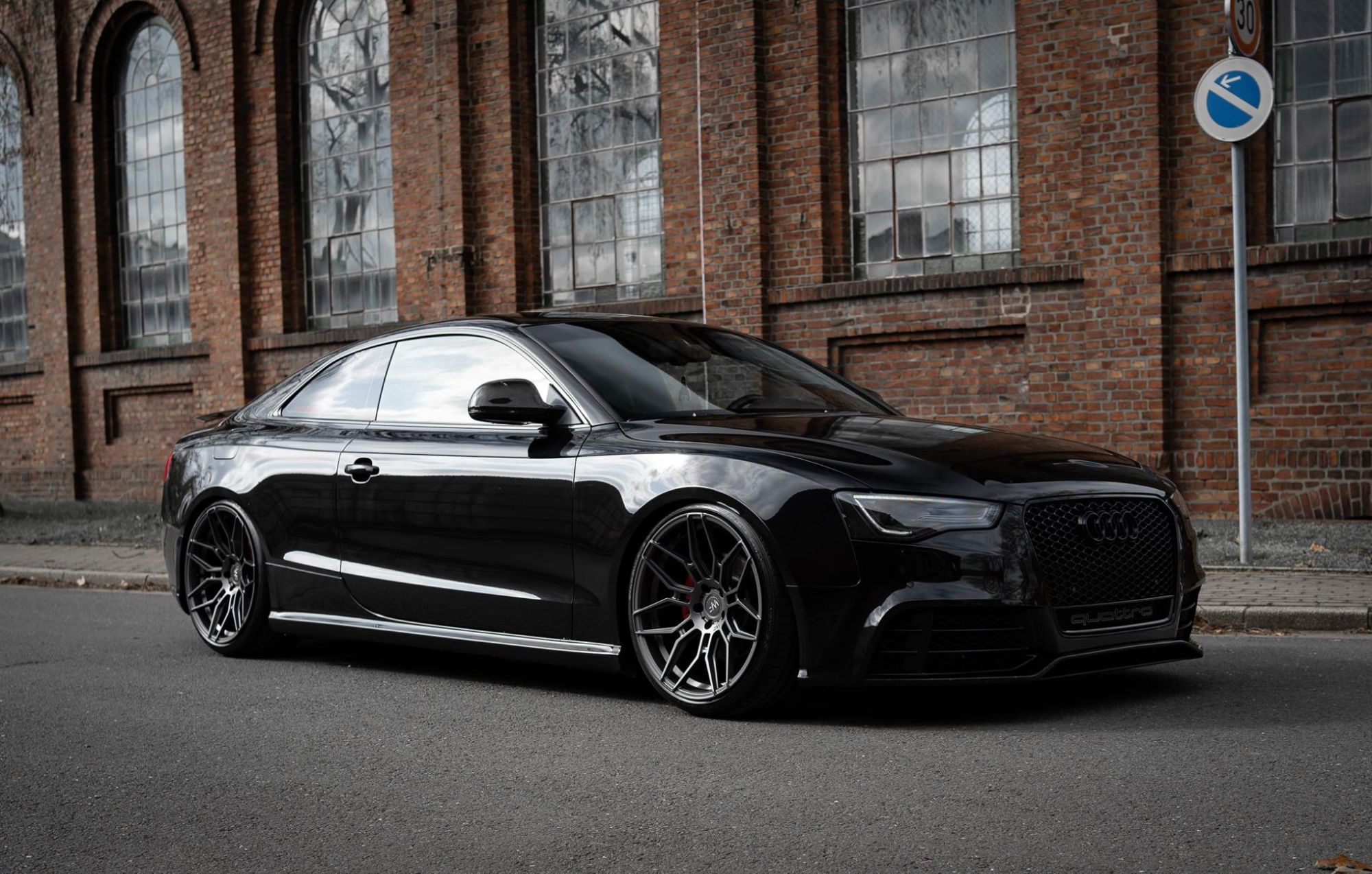 Audi RS5 B8 Black Wheelforce CF.2 FF | Wheel Front