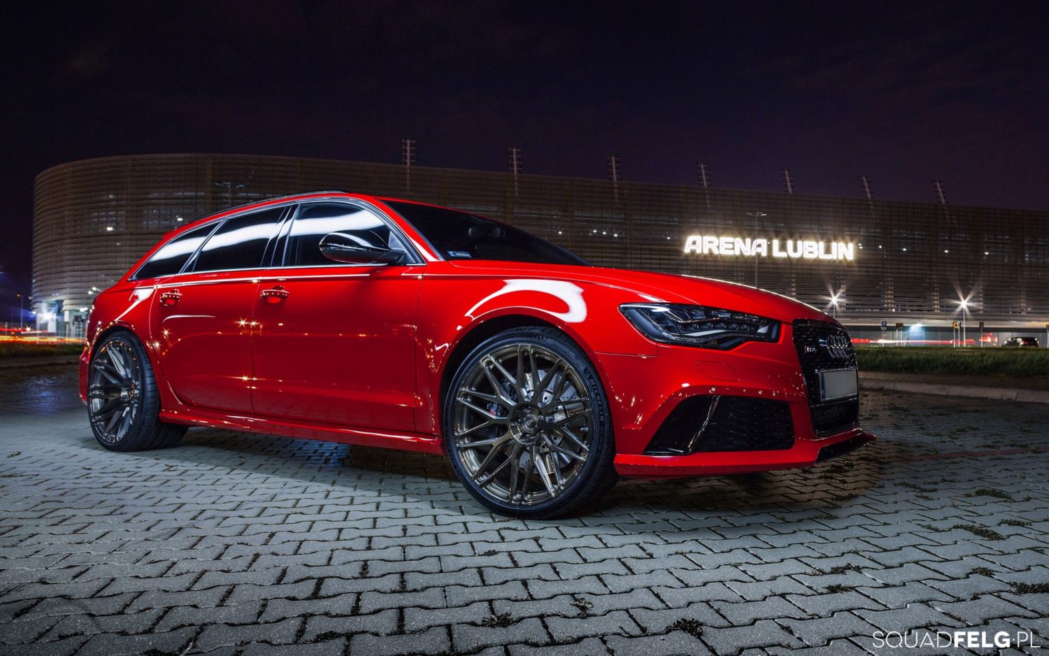 Audi RS6 C7 Red BC Forged EH308 Wheel | Wheel Front