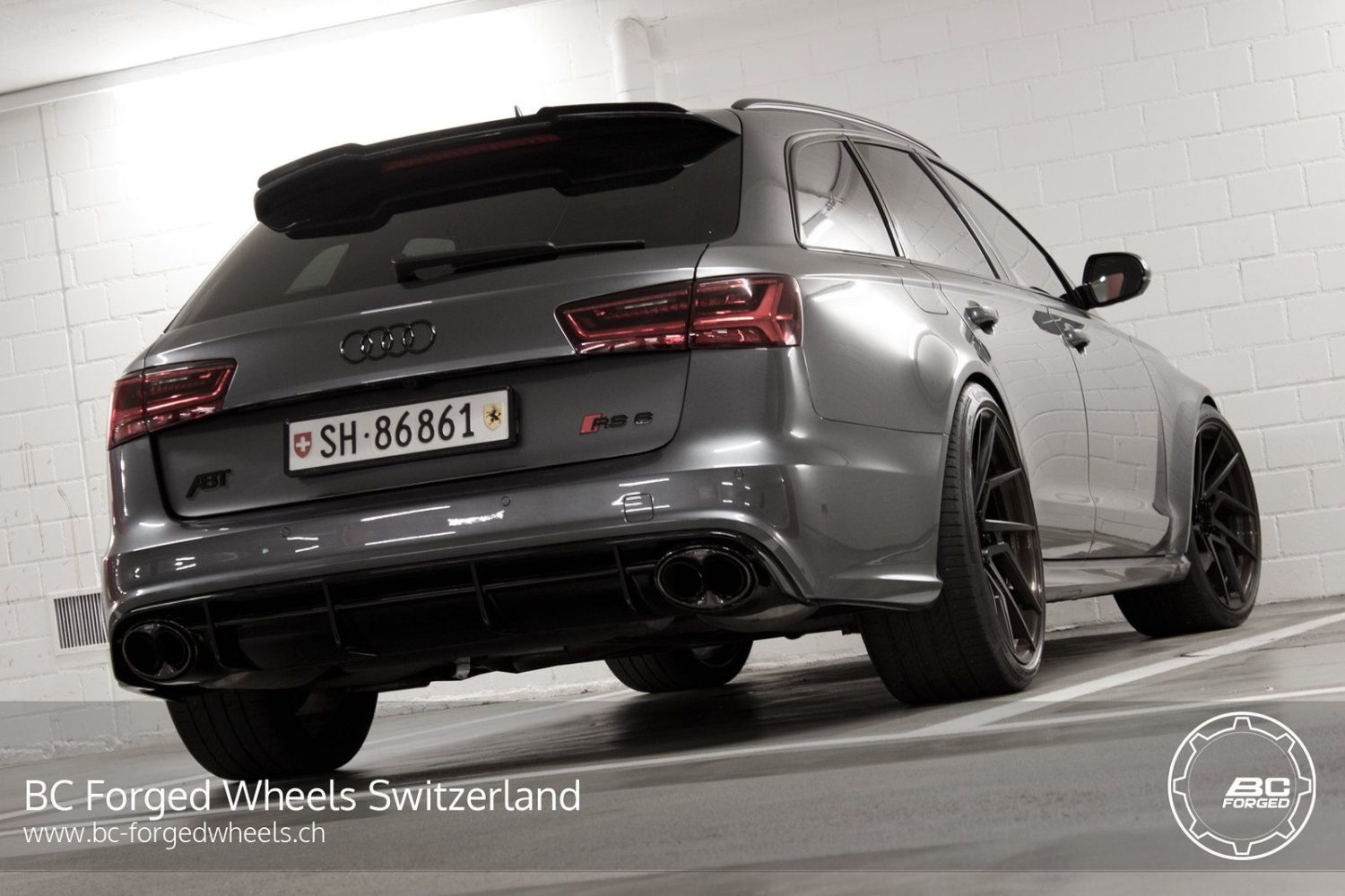 Audi RS6 C7 Grey with BC Forged HCA218S Aftermarket Wheels Wheel ...