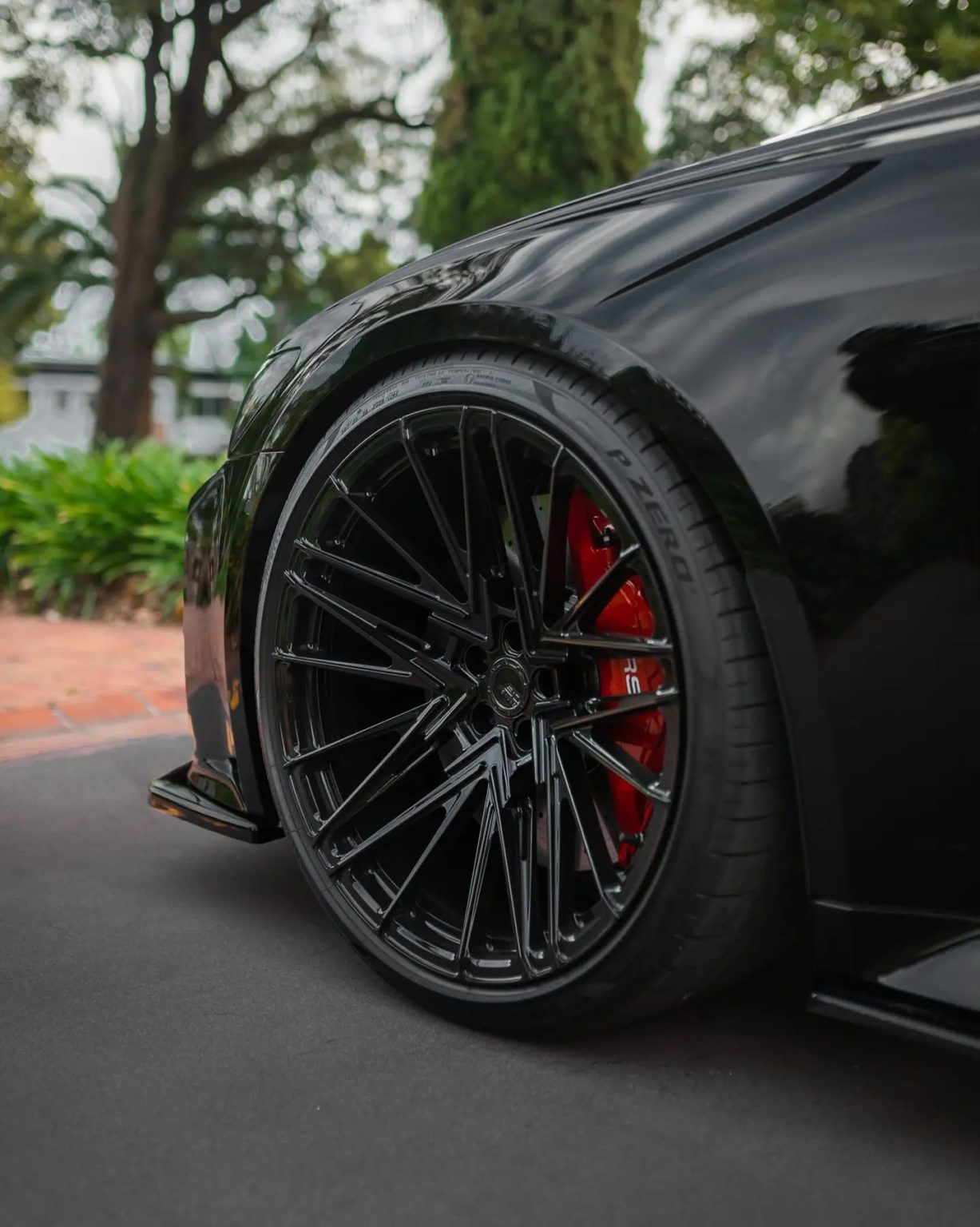 Audi RS6 C8 Black BC Forged EH185 Wheel | Wheel Front