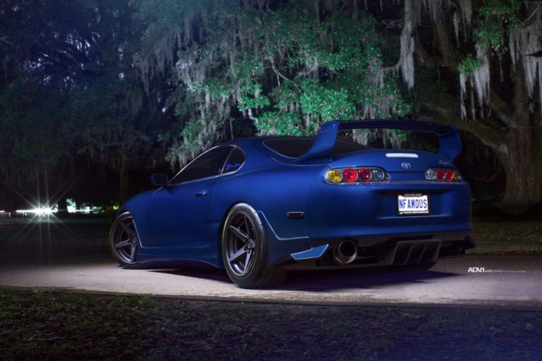 Toyota Supra Blue ADV.1 ADV5 TRACK Wheel | Wheel Front