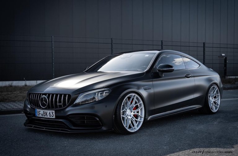 Mercedes-Benz C63S AMG Coupe W205 Black Wheelforce CF.2 FF Wheel ...