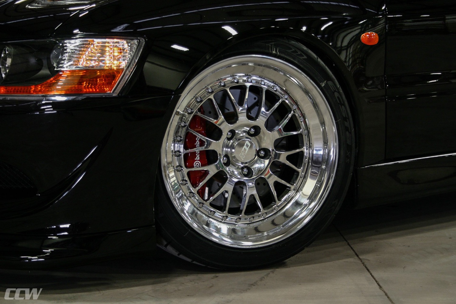 black-mitsubishi-evo-8-ccw-classic-forged-polished-performance-wheels-e