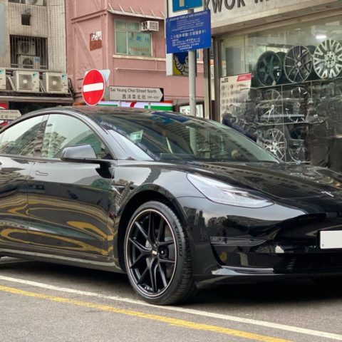 Bbs Rims Model 3 Tesla Model 3 Black BBS CI-R | Wheel Front