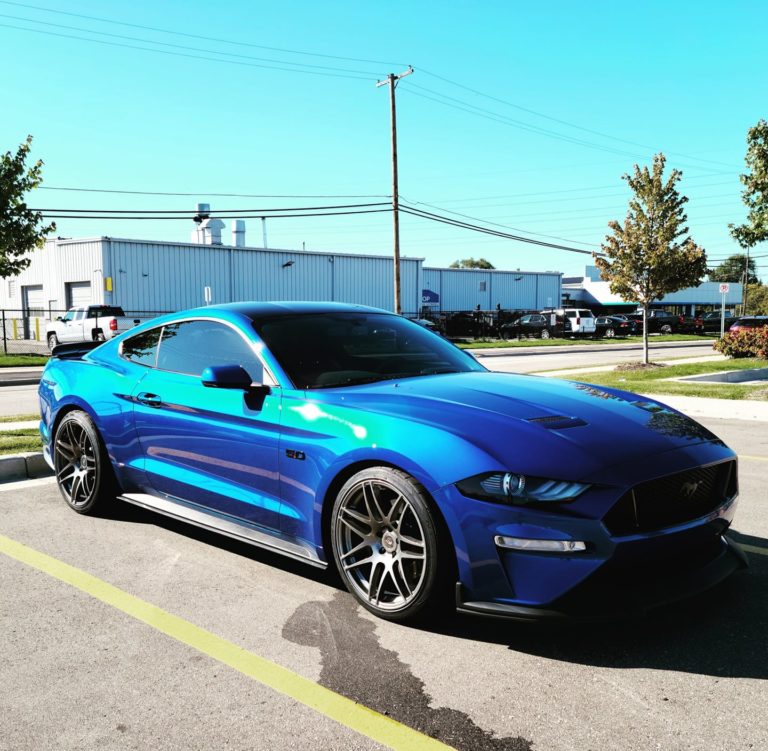 Ford Mustang GT S550 Blue Forgestar F14 Wheel | Wheel Front