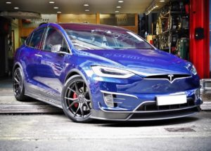 Tesla Model X Blue Vorsteiner V-FF 103 Wheel Front