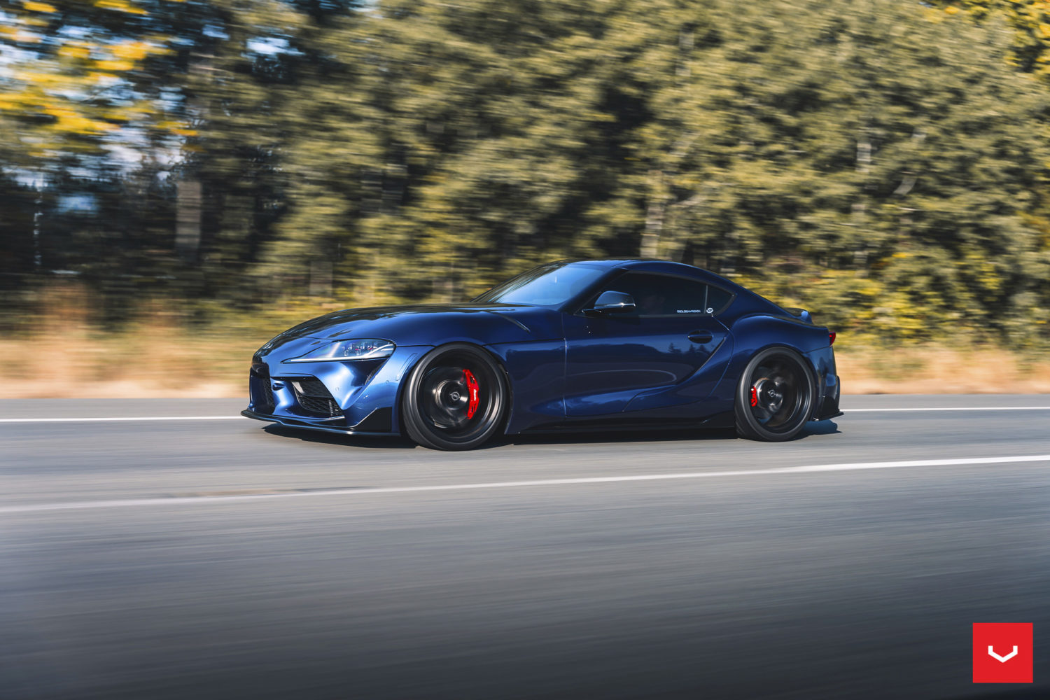 Toyota Supra GR A90 Blue Vossen HF-5 Wheel | Wheel Front