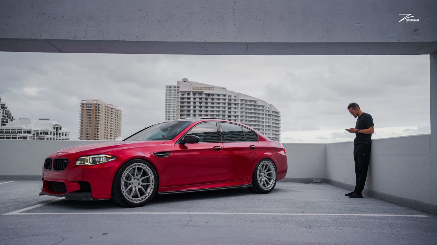 BMW M5 F10 Red Z Performance ZP.FORGED 22 | Wheel Front