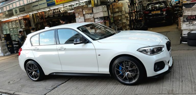 BMW 1 series F20 White BBS RI-A | Wheel Front