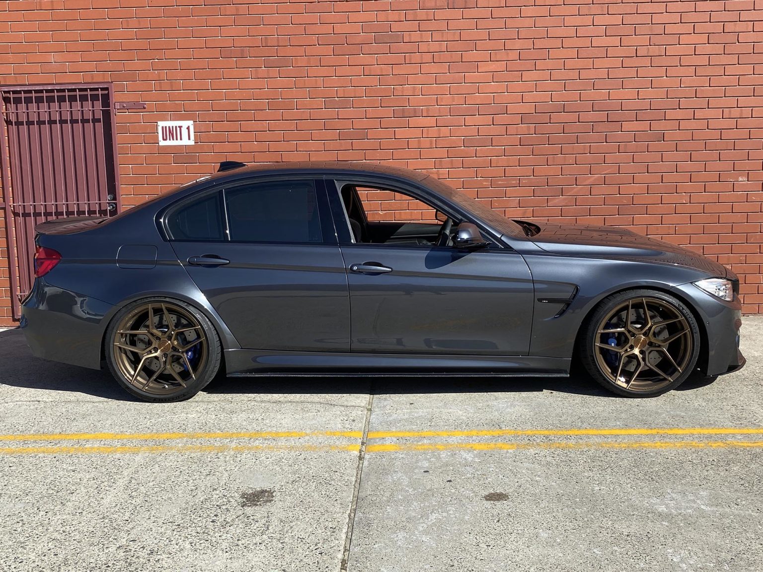 Bmw M3 F80 Grey Rohana Rfx11 Wheel Wheel Front