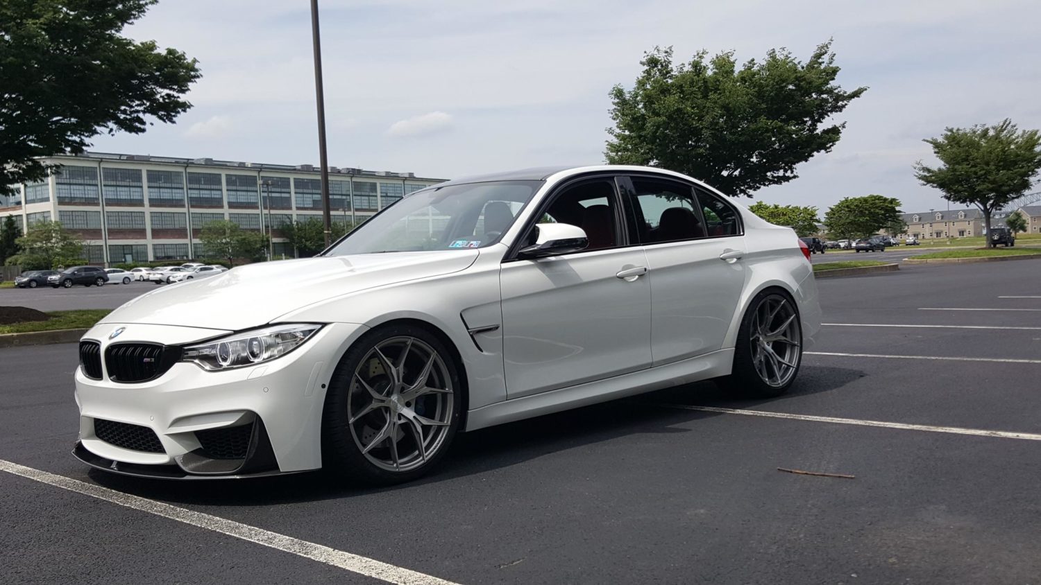 BMW M3 F80 White Rohana RFX5 Wheel | Wheel Front