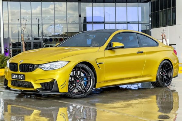 BMW M4 F82 Yellow Lexani Spike Wheel | Wheel Front