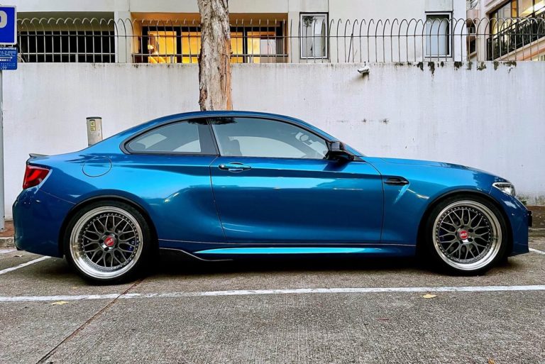 BMW M2 F87 Blue ESR SR01 Wheel | Wheel Front