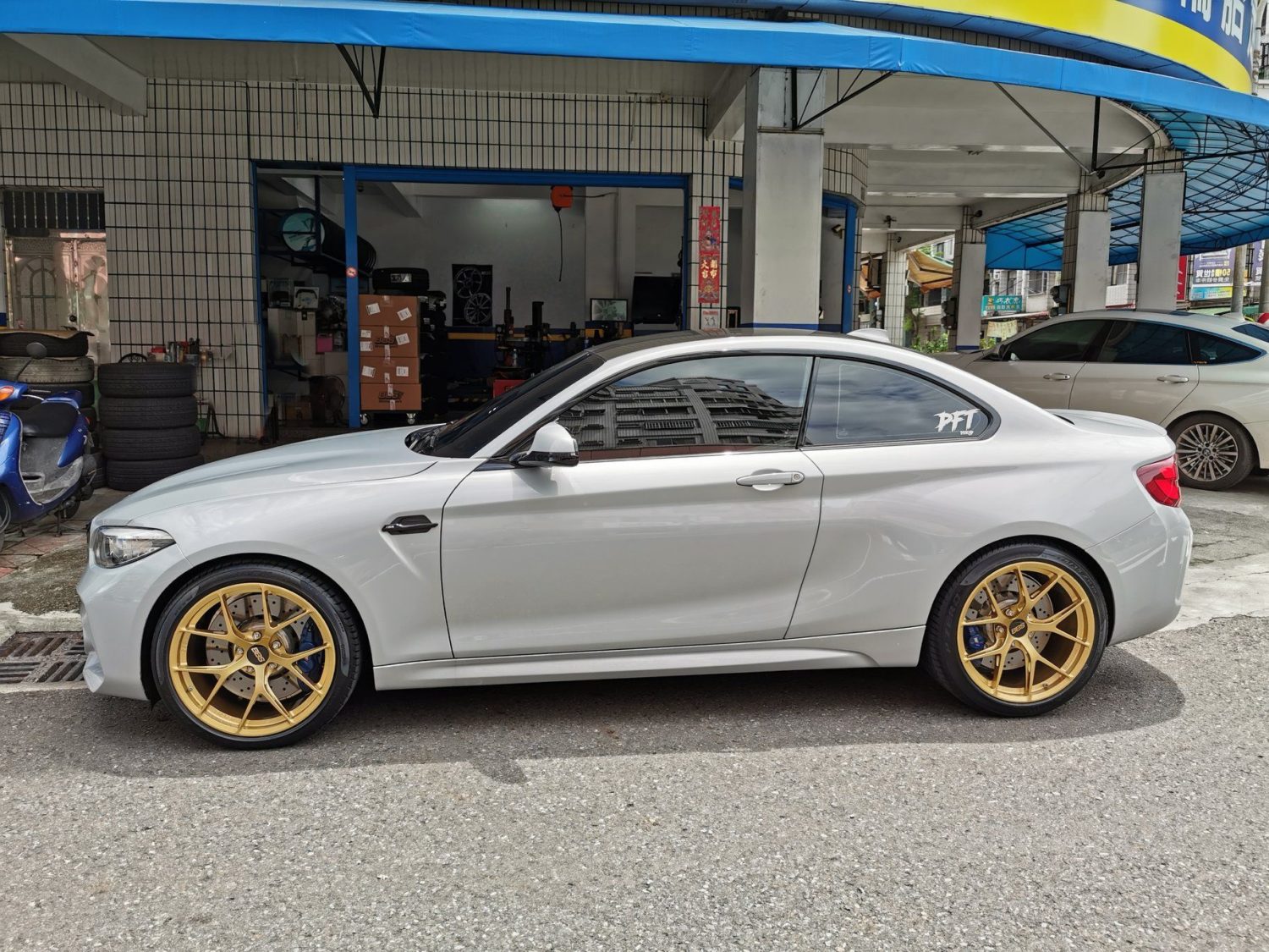 Bmw M2 Competition F87 White Bbs Fi-r Wheel 