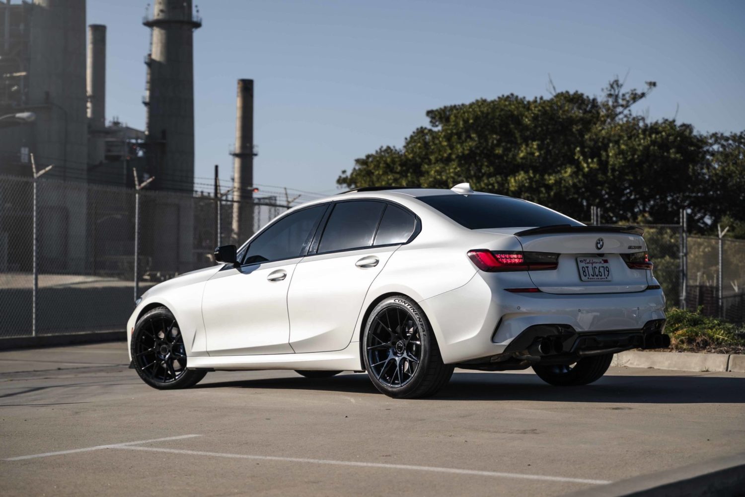 BMW M340i G20 White Blaque Diamond BD-F18 Wheel | Wheel Front